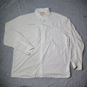 Simms Shirt Size XXL Cor3 Challenger Long Sleeve Snap Button Performance Fishing